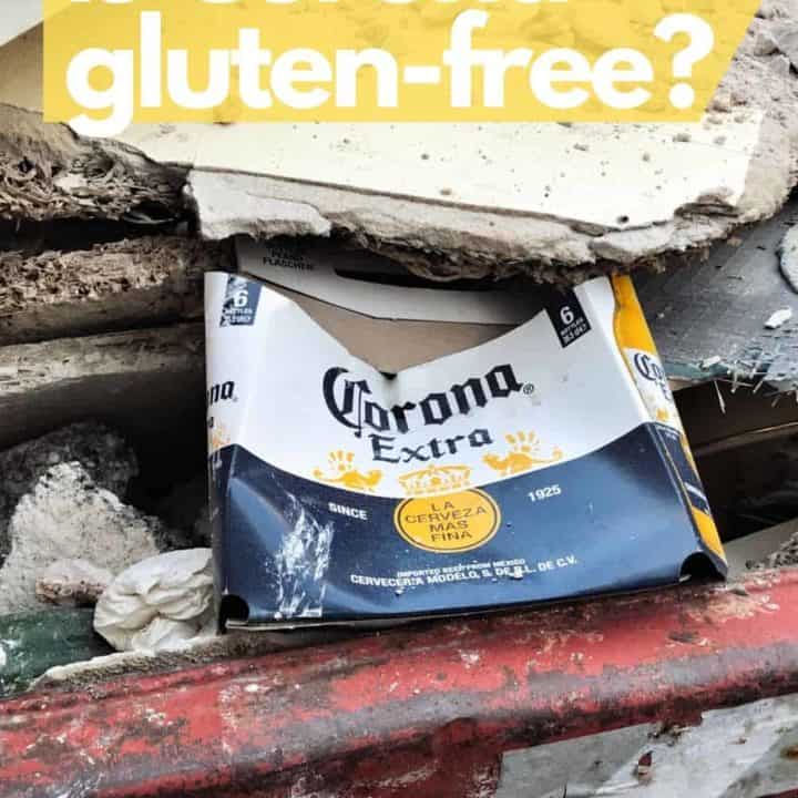 A corona beer box in a red dumpste. Photo by Hannes Richter on Unsplash