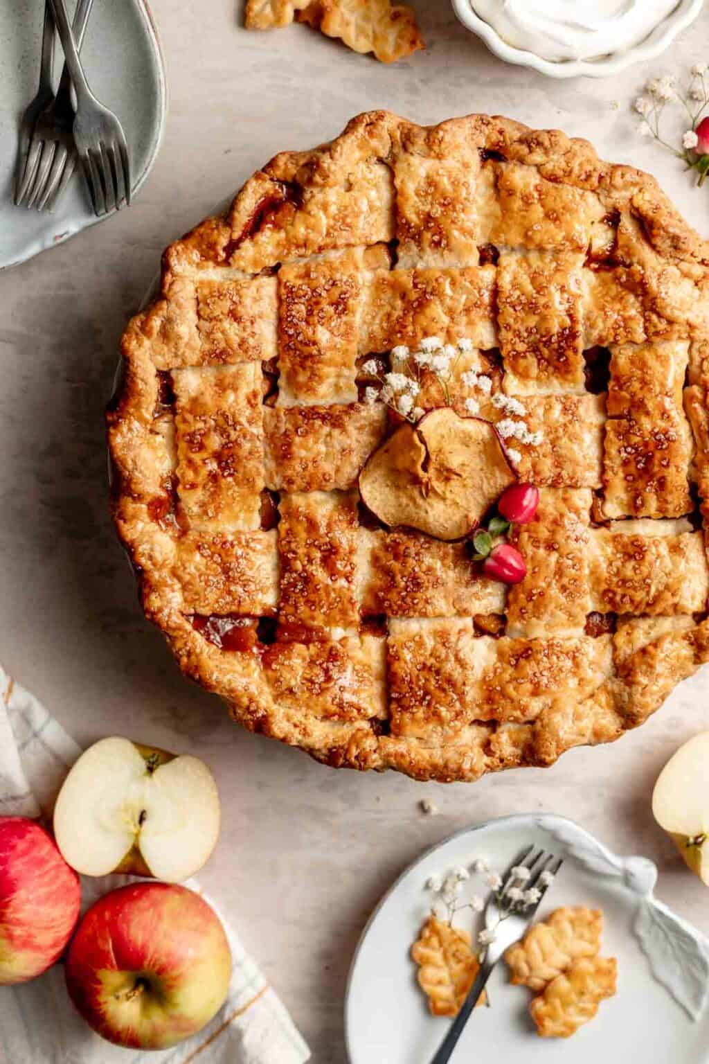 Gluten-Free Apple Pie with a Flaky Crust