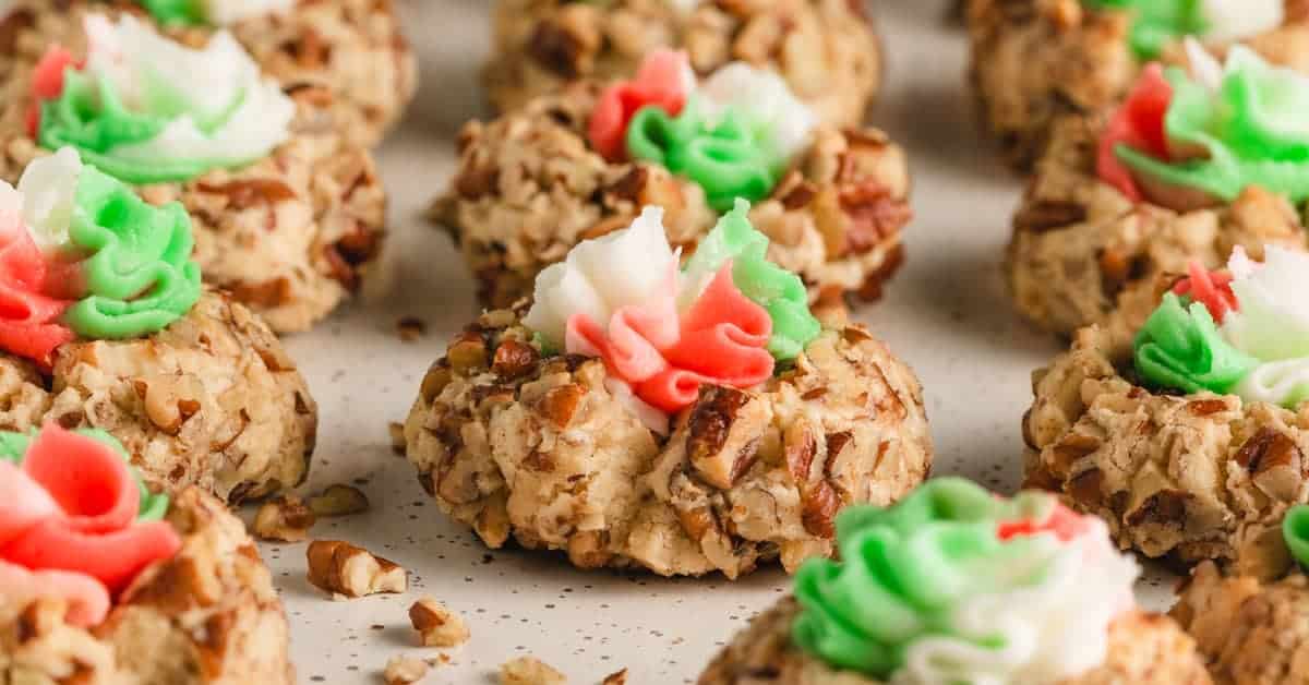 Gluten-free Buttercream Thumbprint Cookies