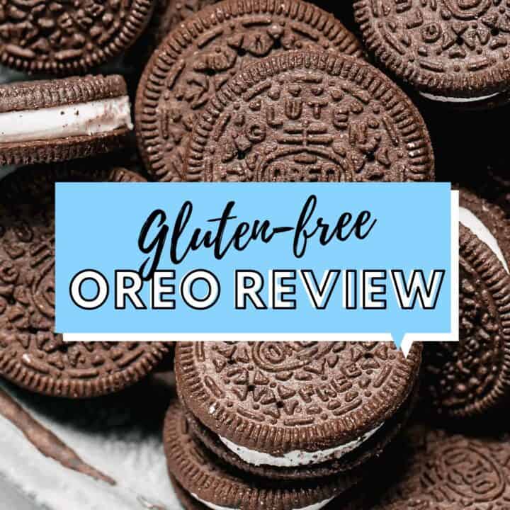 A pile of gluten free Oreos