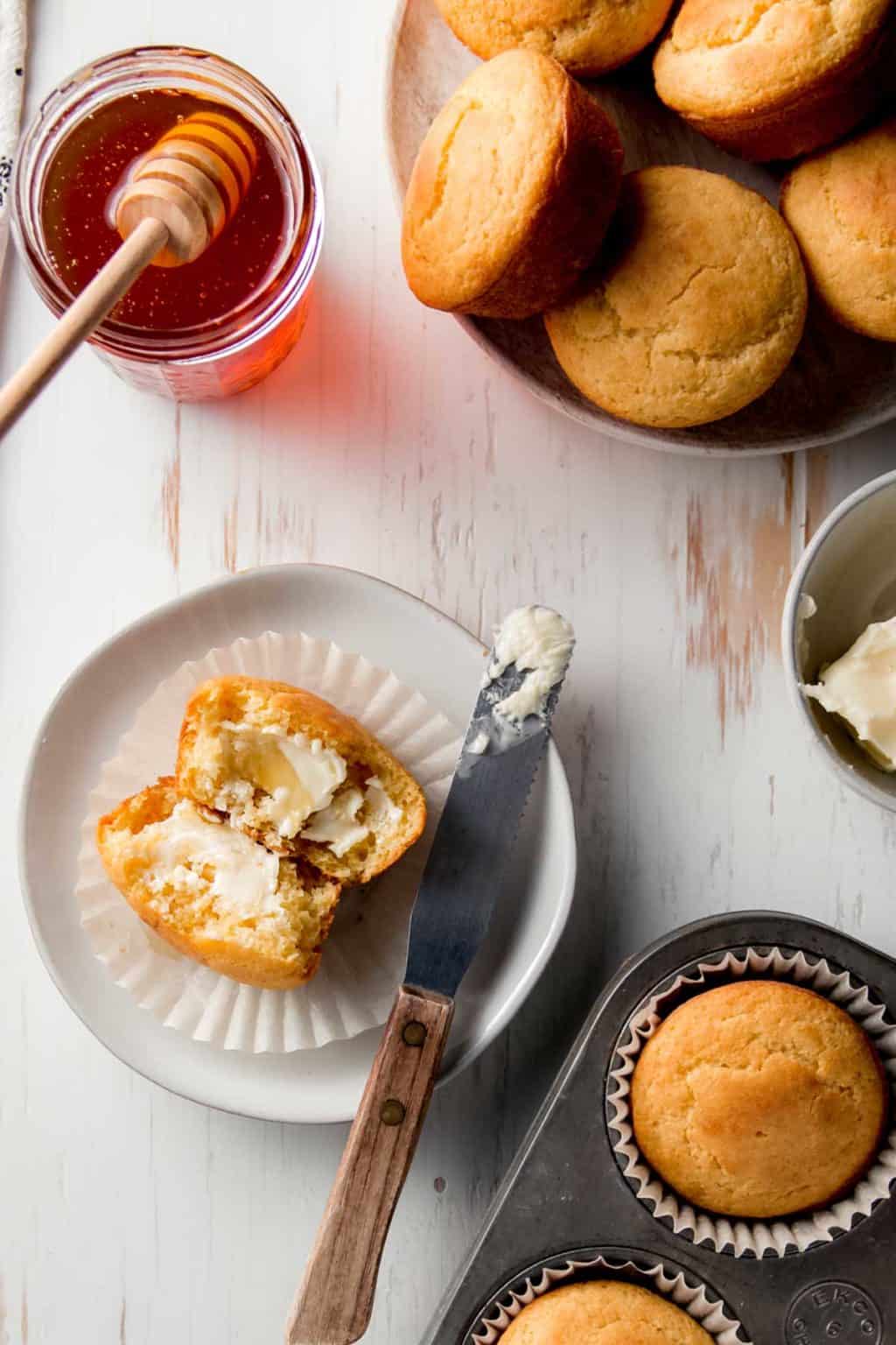 Easy GlutenFree Jiffy Cornbread Muffin Mix » Dairy & Egg Free options!