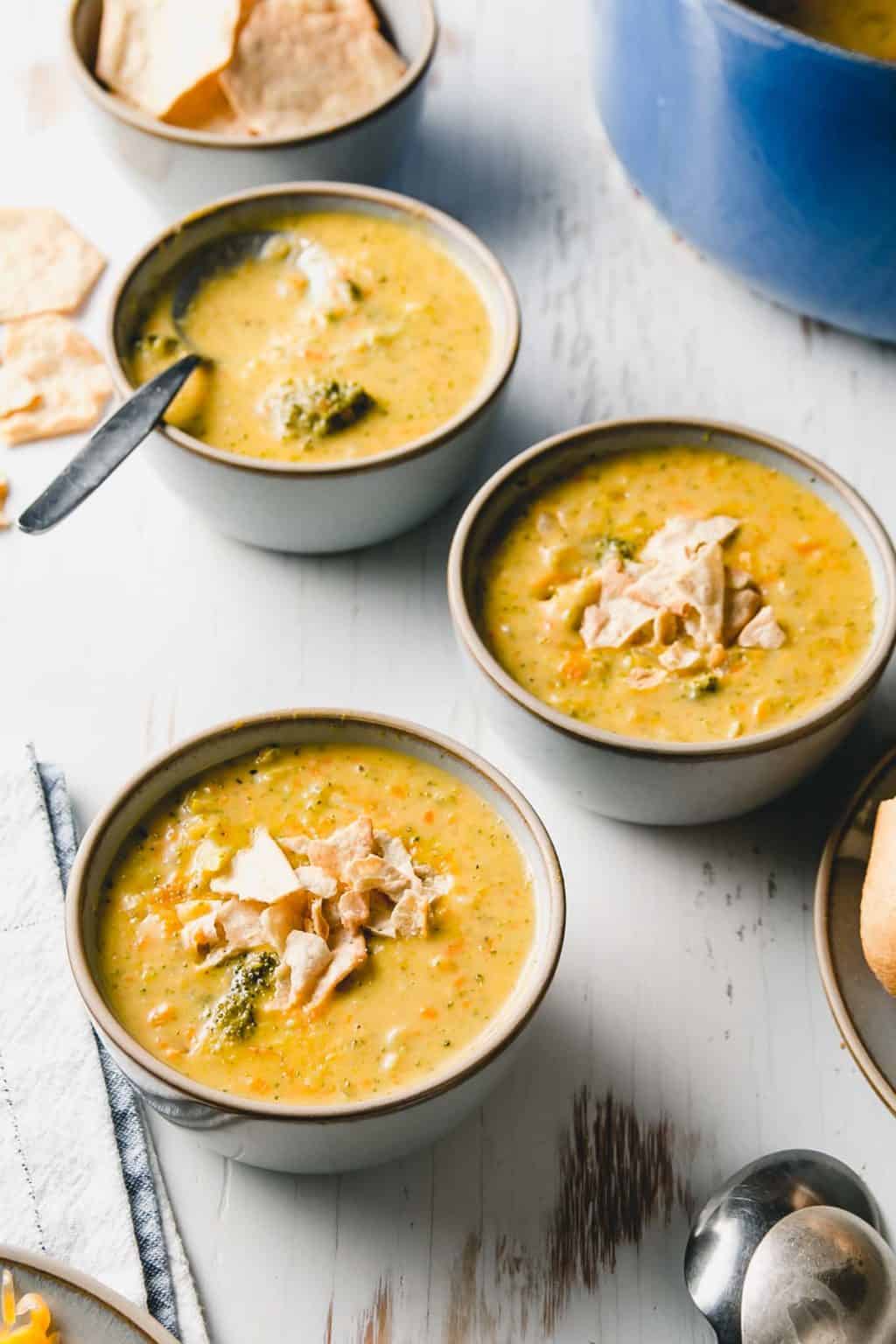 GlutenFree Broccoli Cheddar Soup » Easy and Delicious!