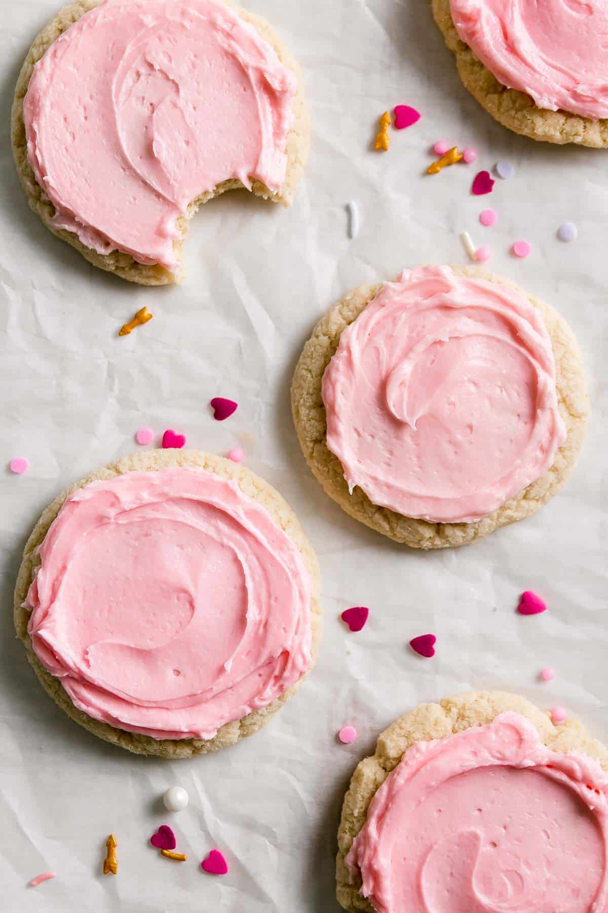 Pink Sugar Cookies  Everyday Family Cooking