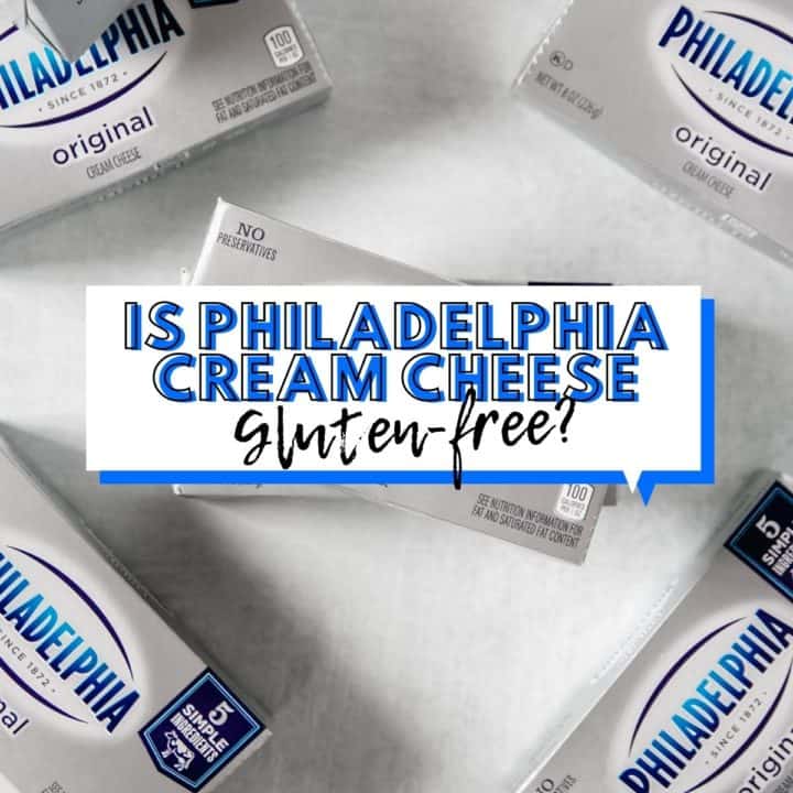Bricks of Philadelphia cream cheese scattered on concrete surface.