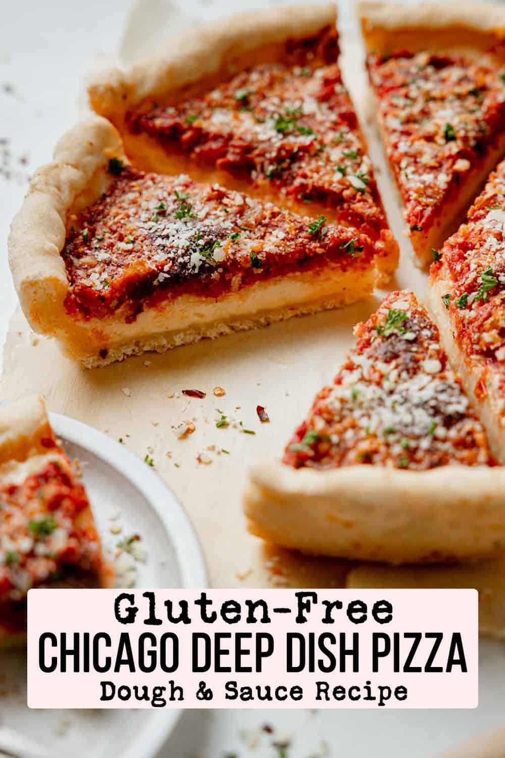 GlutenFree ChicagoStyle Deep Dish Pizza Authentic Recipe!