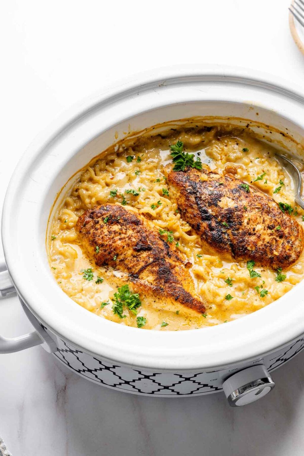 No-Peek Slow Cooker Chicken and Rice Casserole (Gluten-Free)